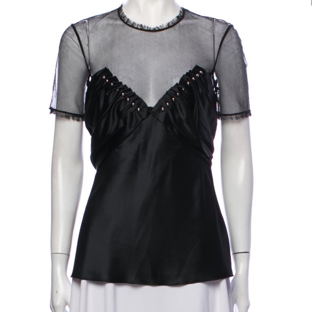 Alexander Wang Silk Layered top